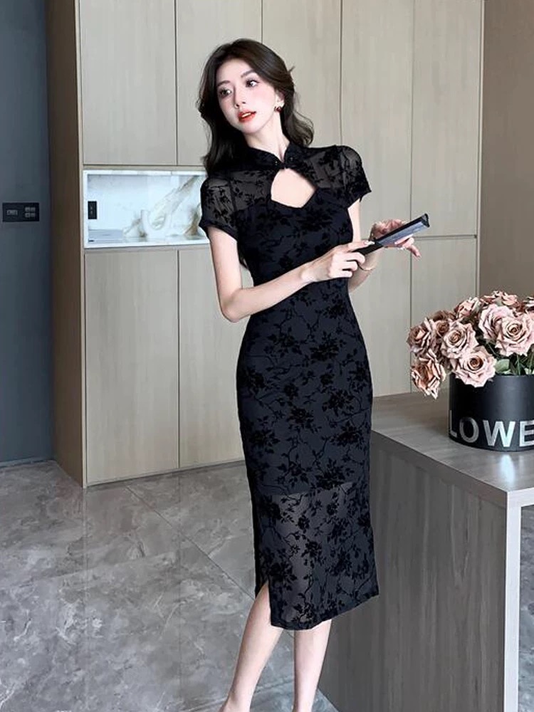 Tall dare qipao dress Q200 images